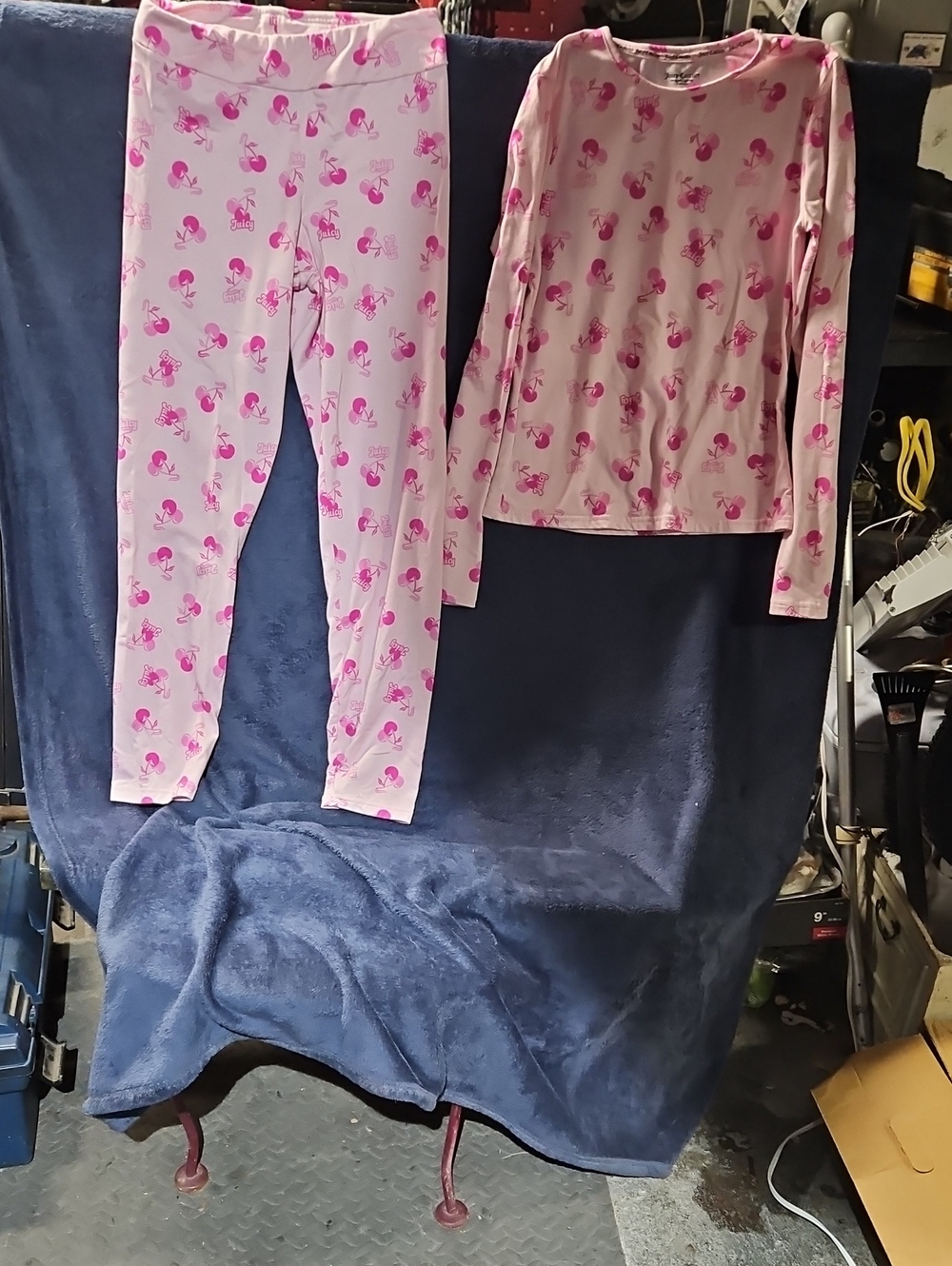 Juicy Couture Cherry Printed Pajama Set